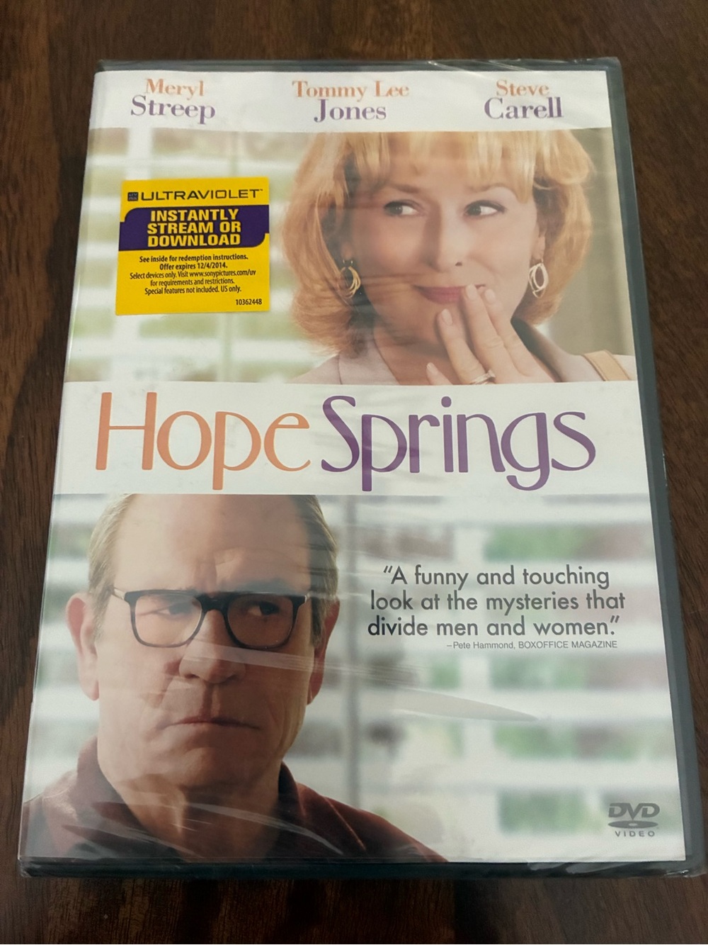 Hope Springs DVD - Meryl Streep & Tommy Lee Jones